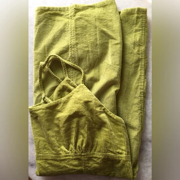 Wild Fable Lime Green Corduroy Mini Dress - Picture 7 of 12